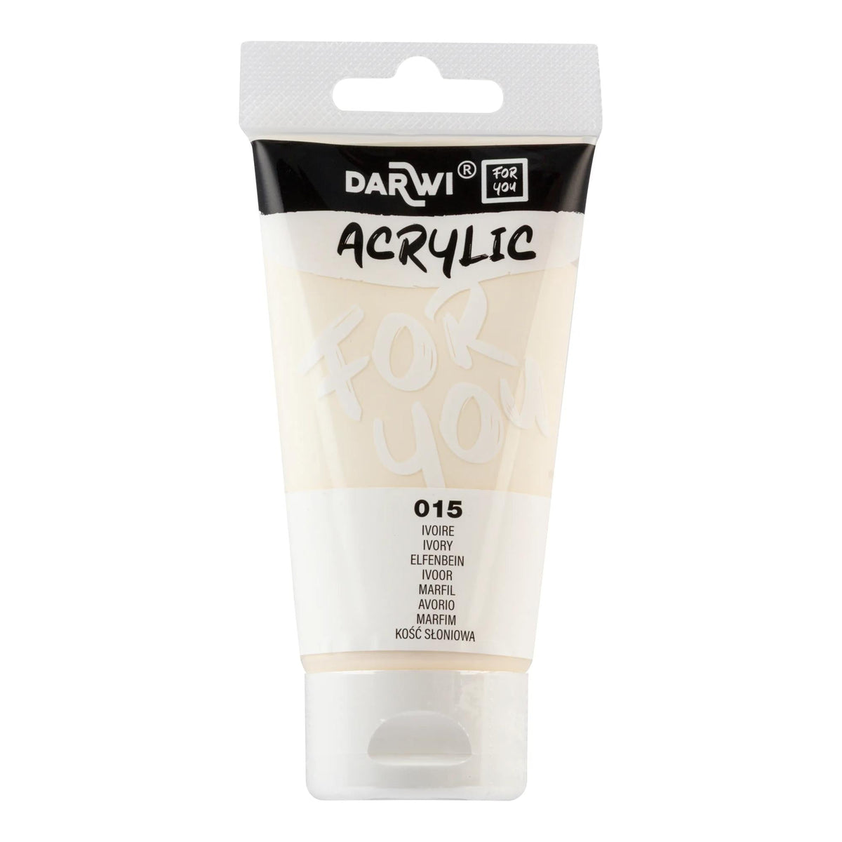 Akrilna boja DARWI Acryl 75 ml – Slonovača