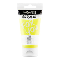 Akrilna boja DARWI Acryl 75 ml – Neon žuta