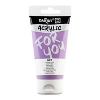 Akrilna boja DARWI Acryl 75 ml – Svetloljubičasta