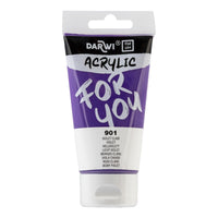 Akrilna boja DARWI Acryl 75 ml – Svetloljubičasta
