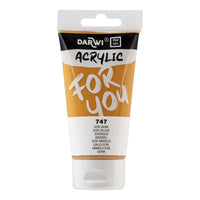 Akrilna boja DARWI Acryl 75 ml – Žuti oker