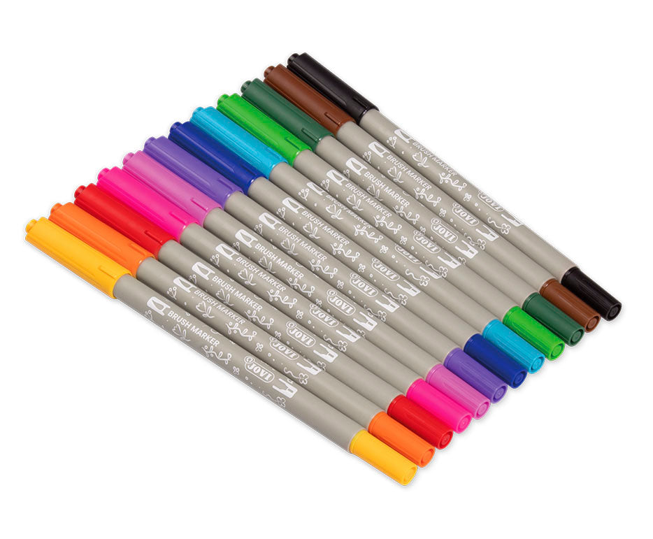Dvostrani akvarel flomasteri JOVI Lettering / set od 12 kom