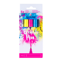 ROYAL TALENS Ecoline set akvarel brush pen flomastera PRIMARY 5 boja
