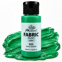 Farba za tekstil Phoenix 59 ml | različite nijanse – zeleni / 505