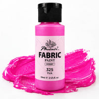 Farba za tekstil Phoenix 59 ml roze 325