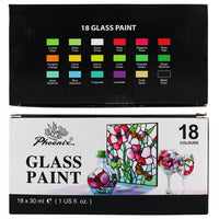 Farbe za staklo Phoenix - 18 x 30 ml