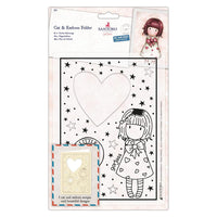 Fascikla za embosiranje DOCRAFTS Santoro Gorjuss srce 15 x 21 cm - 1 kom