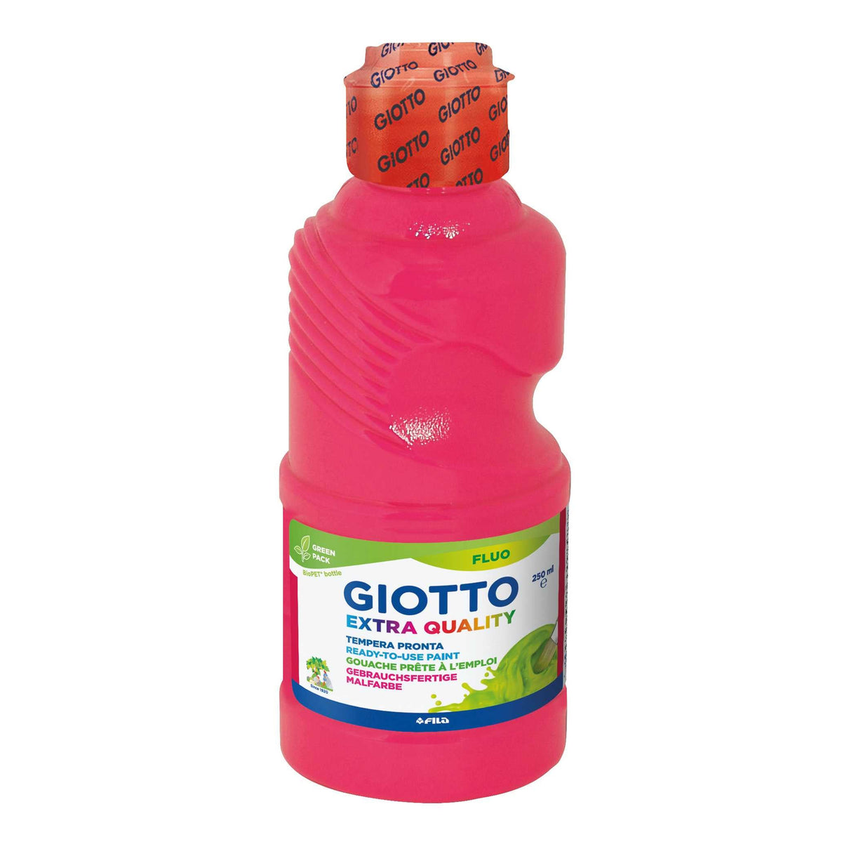 Fluorescentna tempera boja GIOTTO Extra Quality Fluo 250 ml – roze