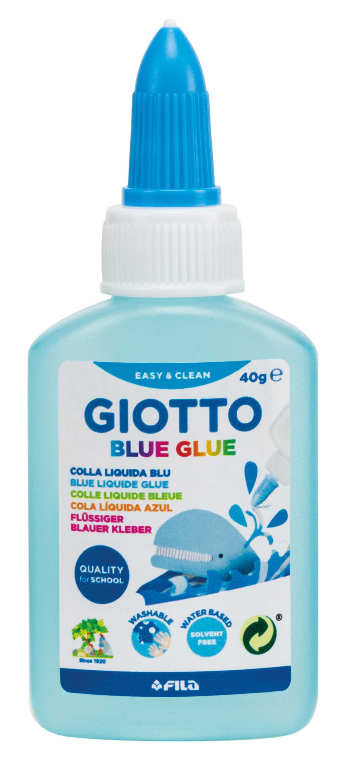 GIOTTO Blue Glue tečni plavi lepak sa preciznim vrhom 40 ml