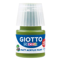 Giotto Decor akrilna boja mat 25 ml – maslinasto zelena