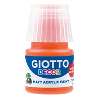 Giotto Decor akrilna boja mat 25 ml – narandžasta