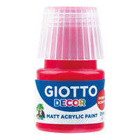 Giotto Decor akrilna boja mat 25 ml – skarlet crvena