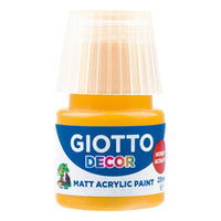 Giotto Decor akrilna boja mat 25 ml – tamnožuta