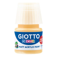 Giotto Decor akrilna boja mat 25 ml – zlatnožuta