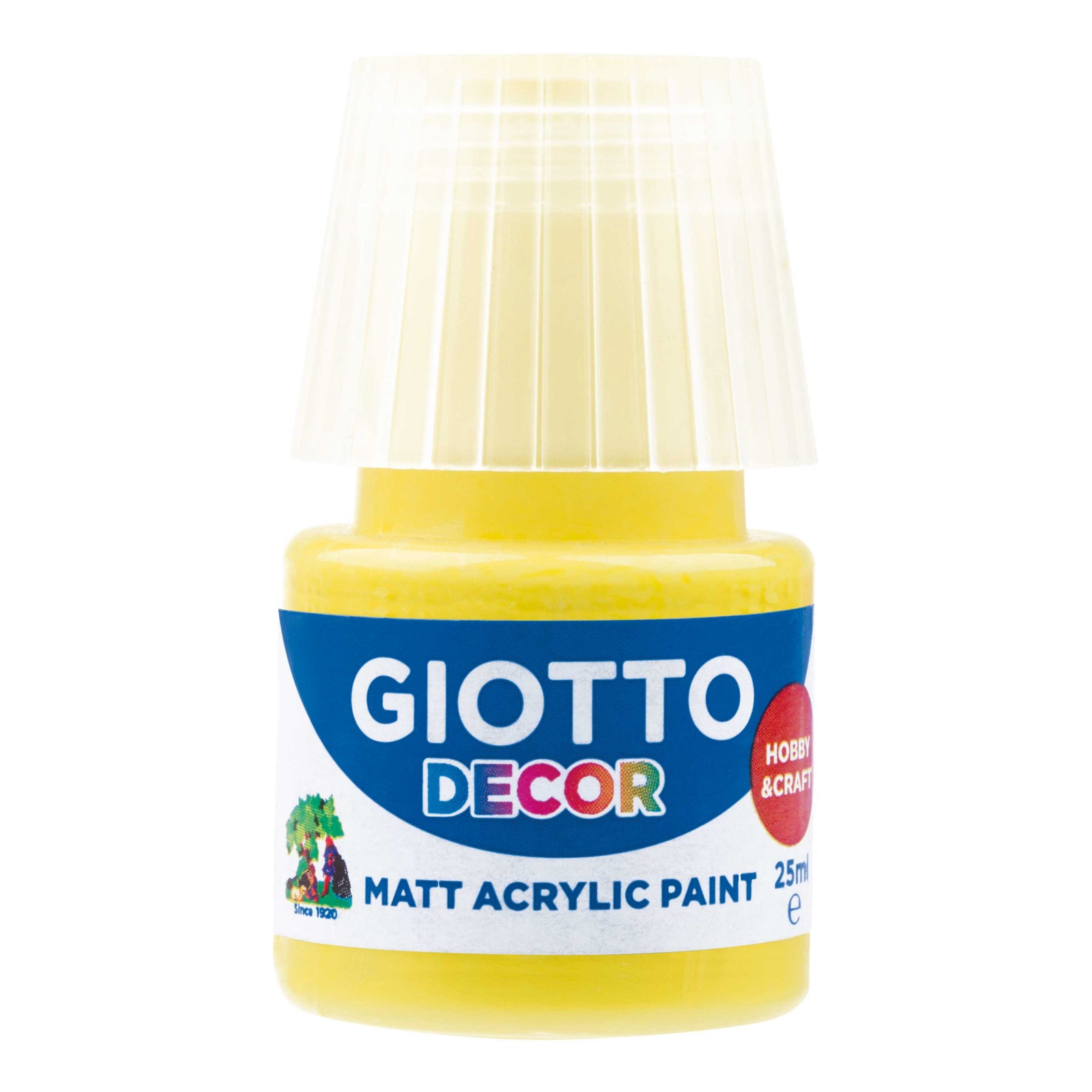 Giotto Decor akrilna boja mat 25 ml – žuta