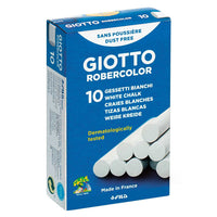 Bele kreda bez prašine GIOTTO Robercolor 10 kom