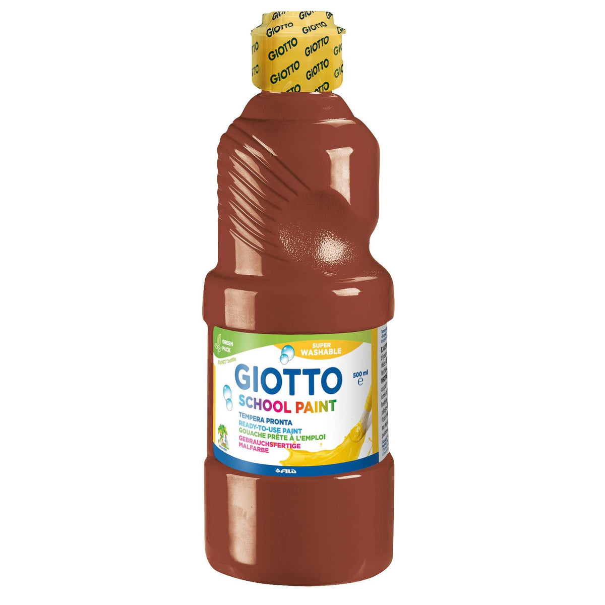 GIOTTO School Paint periva tempera boja 500 ml – braon