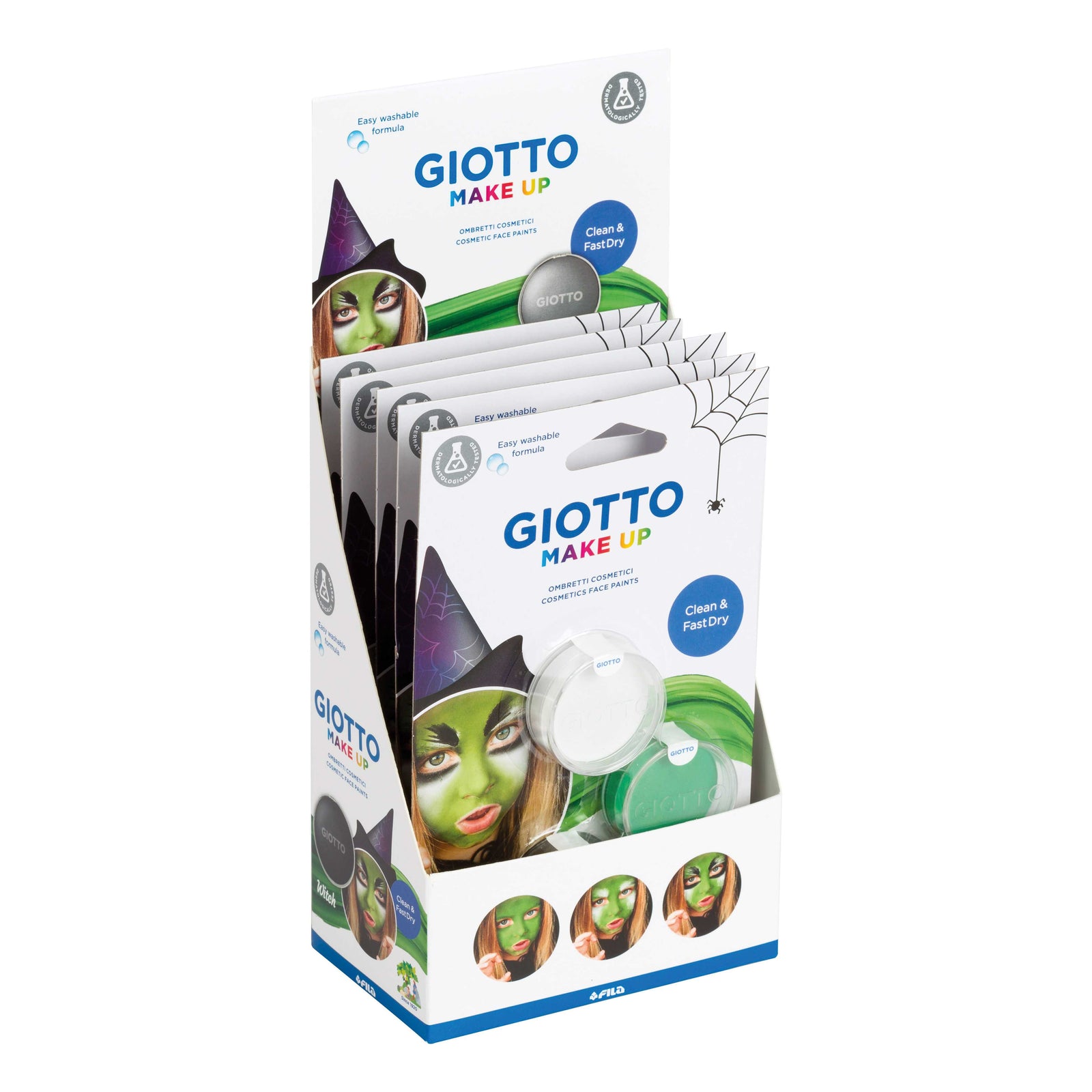 GIOTTO set boja za lice Veštica 3 x 5 ml