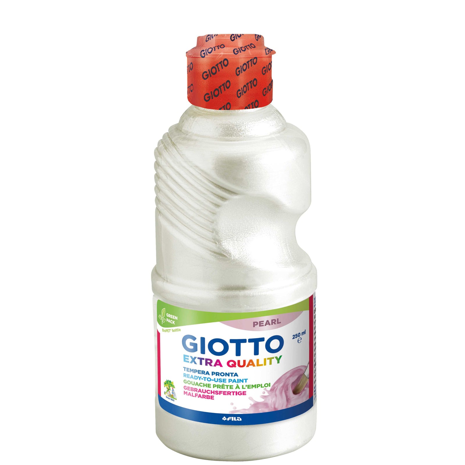 Giotto perlasta tempera boja 250 ml – bela