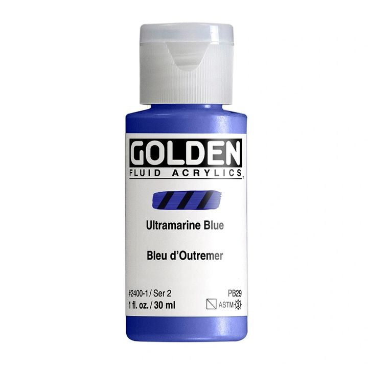 GOLDEN tečna akrilna boja 30 ml – 2400 ultramarin plava