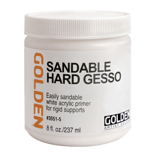 GOLDEN Sandable Hard Gesso beli akrilni šeps za brušenje