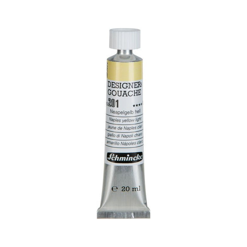 Gvaš boja Schmincke Designers Gouache 20 ml – 201 Napuljsko žuta svetla