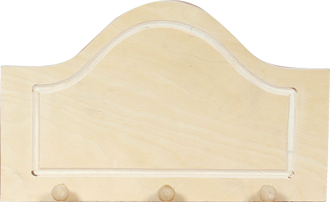 Hanger, arched, buttons 15,5 cm – malo ( 3 ) 25 x