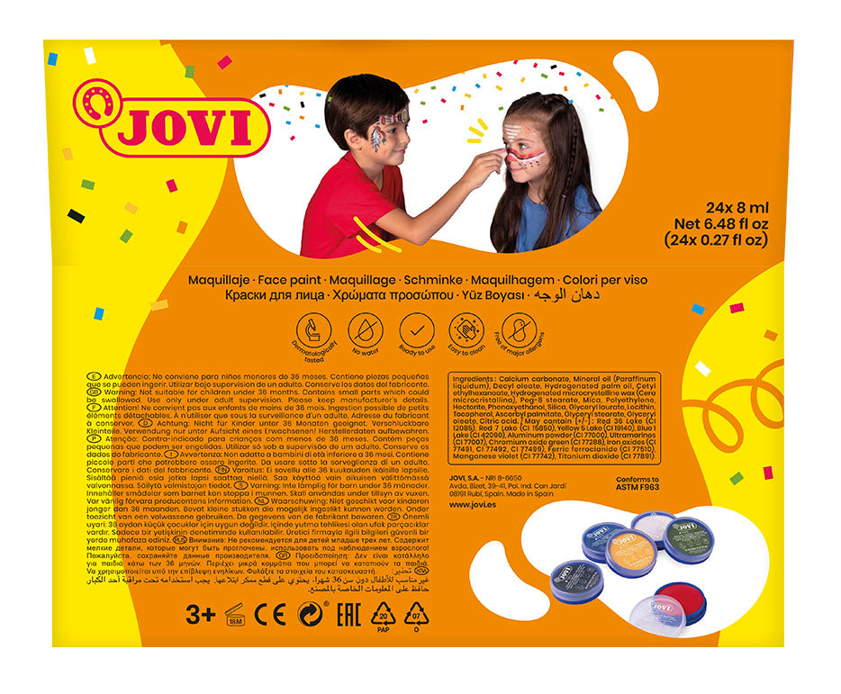 JOVI boje za lice u stalku 24 x 8 ml