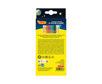 JOVI Glow prirodni plastelin 10 x 15 g – 8 boja + 2 koje svetle u mraku