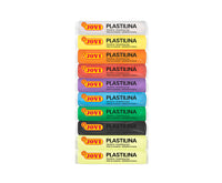JOVI Glow prirodni plastelin 10 x 15 g – 8 boja + 2 koje svetle u mraku