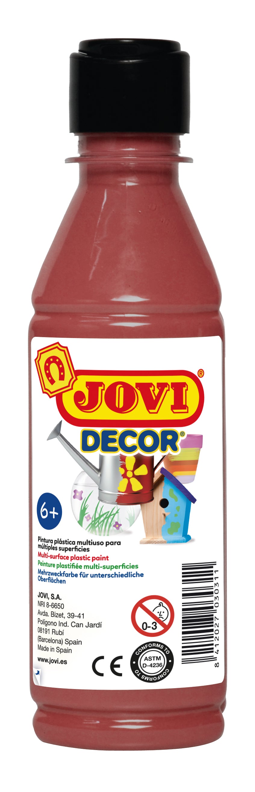 JOVI Jovidecor akrilna boja 250 ml – smeđa