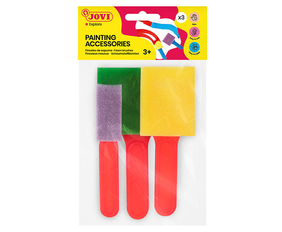 JOVI velike penaste četkice 3 kom