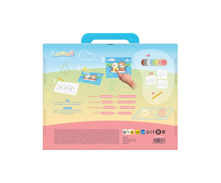 JOVI Play&Fun Kawaii set za slikanje peskom – 12 kom