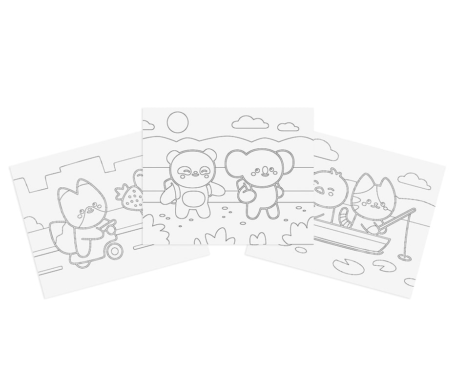 JOVI Play&Fun Kawaii set za slikanje peskom – 12 kom