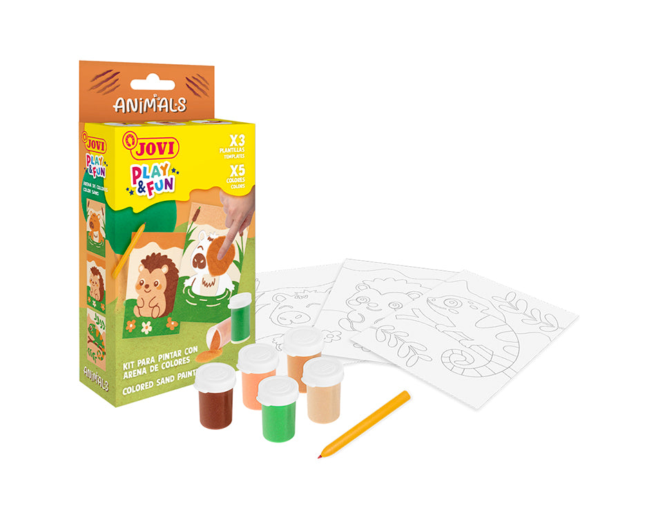 JOVI Play&Fun mini kreativni set za slikanje peskom – 9 delova