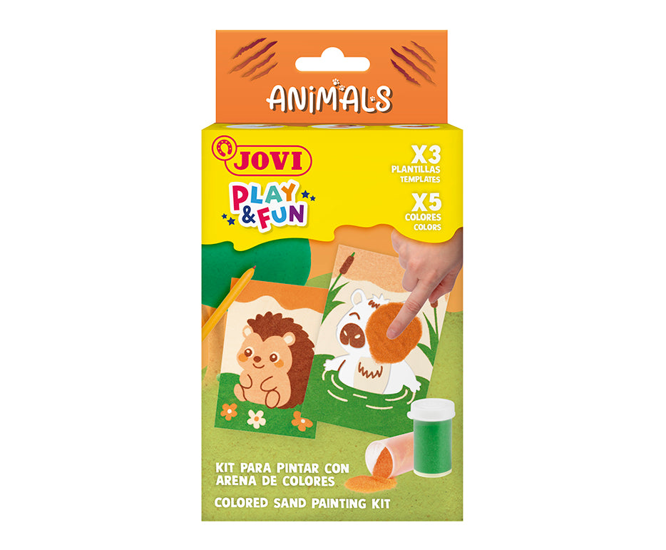 JOVI Play&Fun mini kreativni set za slikanje peskom – 9 delova