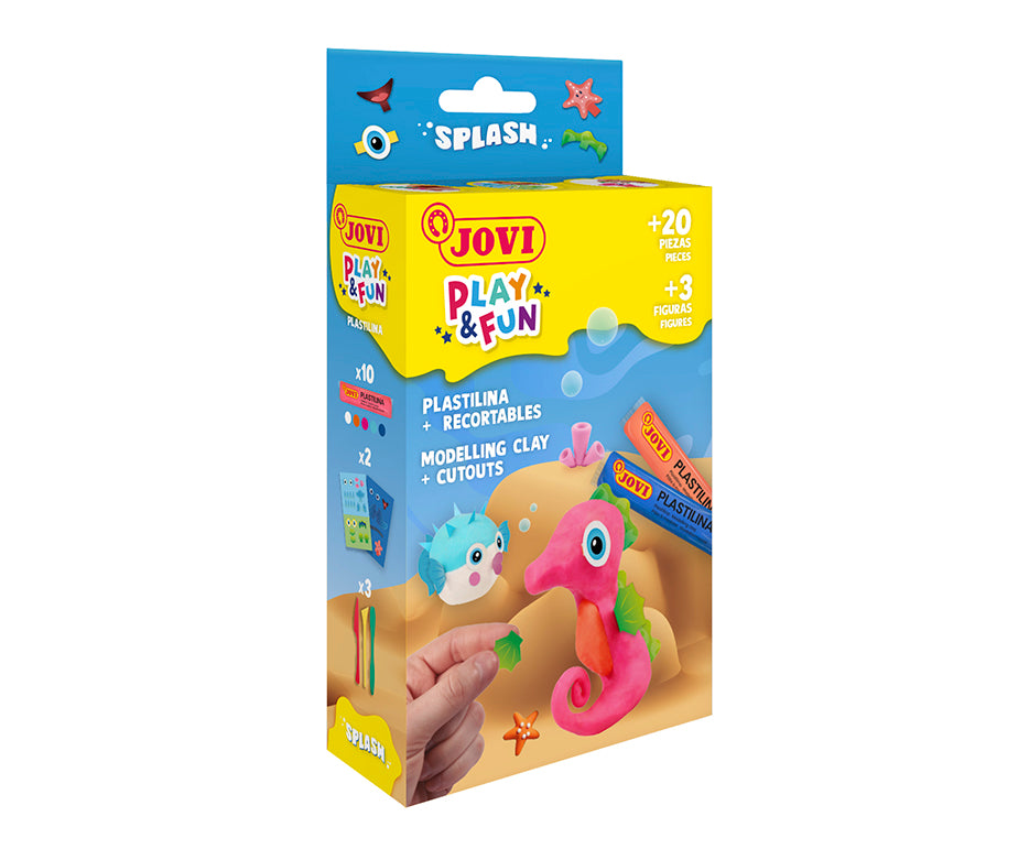 JOVI Play&Fun Mini set sa prirodzenim plastelinom – Prskanje