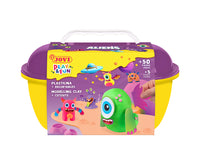 JOVI Play&Fun prirodni plastelin u koferčetu Aliens - 50 kom