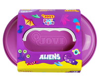 JOVI Play&Fun prirodni plastelin u koferčetu Aliens - 50 kom