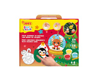 JOVI Play&Fun set za slikanje peskom Christmas Ornaments - 12 kom