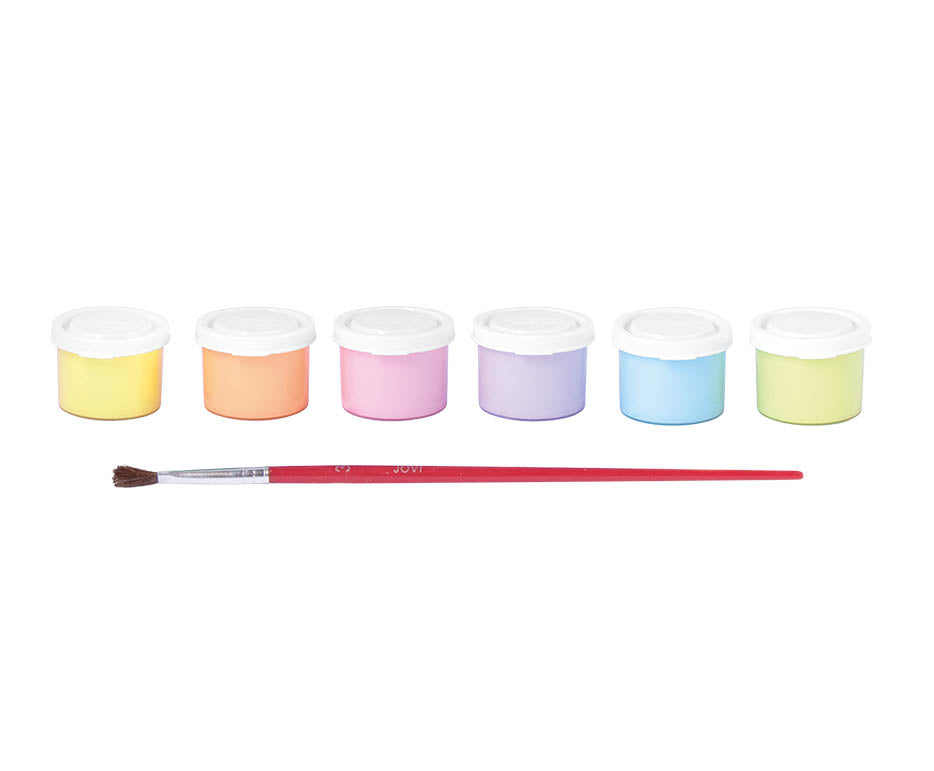 JOVI Premium pastelne tempera boje 6 x 35 ml sa četkicom