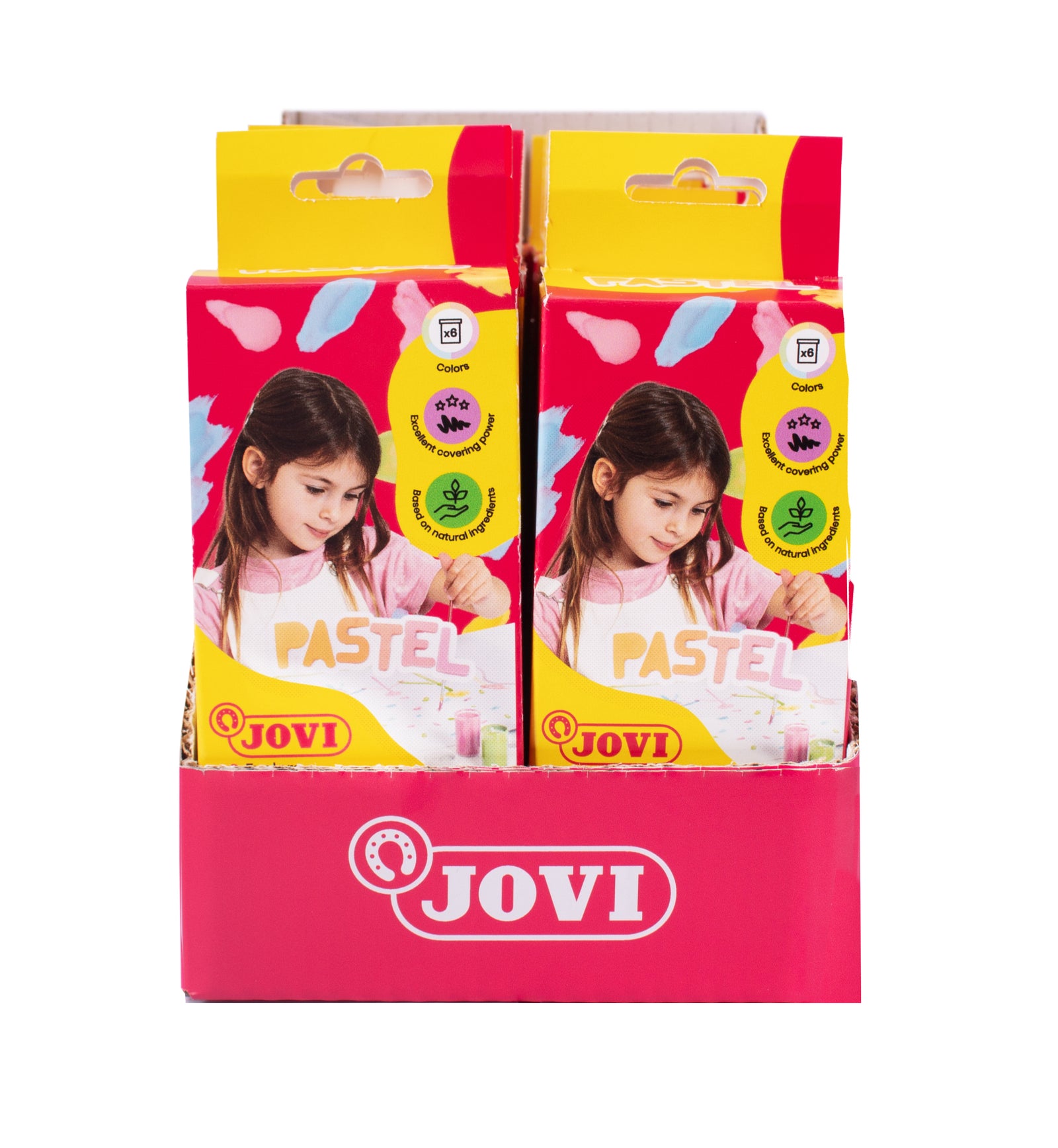 Pastelne tempere JOVI Premium 6 x 15 ml sa četkicom