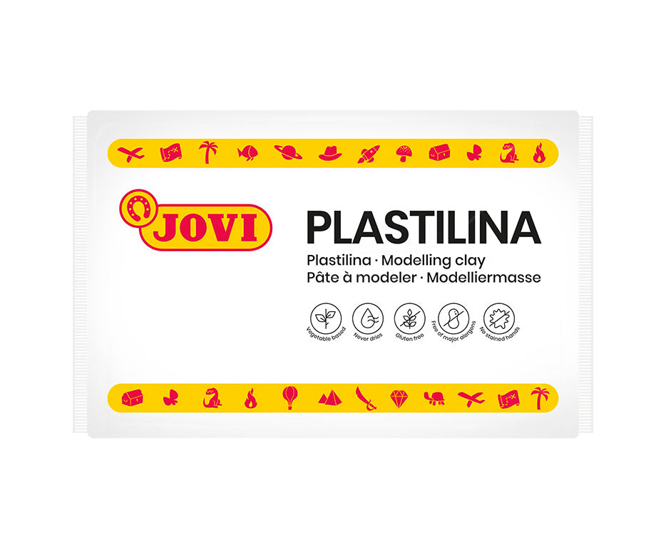 JOVI prirodni plastelin 350 g – bela