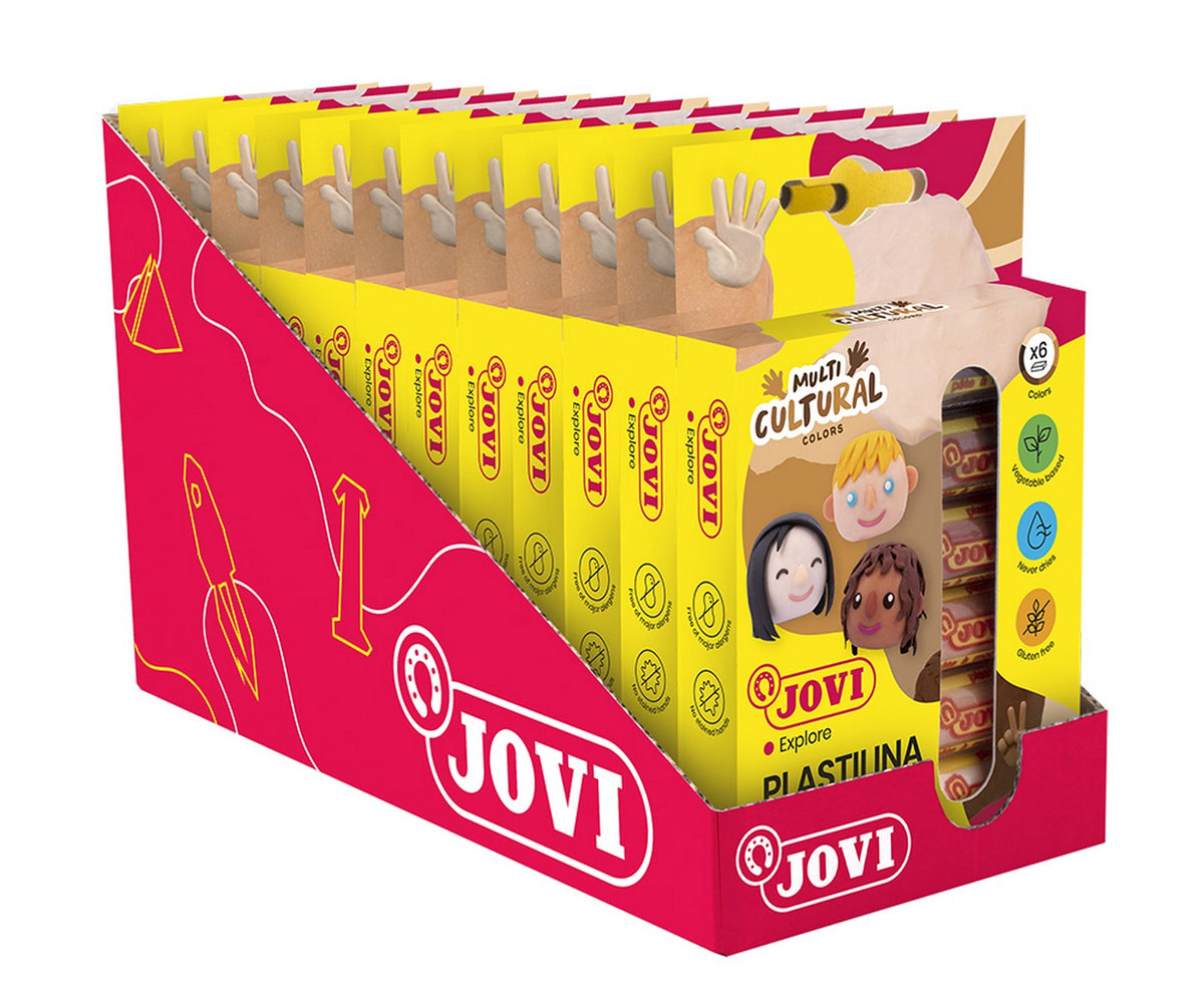 JOVI prirodni plastelin u nijansama kože 6 x 15 g