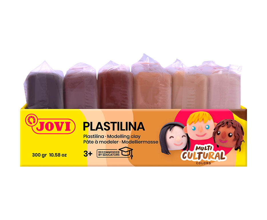 JOVI prirodni plastelin nijanse kože 6 x 50 g