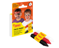 JOVI set boja za lice u stiku 3 x 5,6 g - crvena, bela i crna