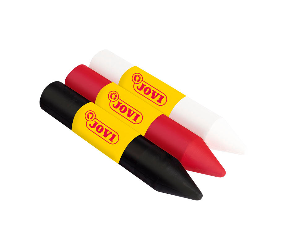 JOVI set boja za lice u stiku 3 x 5,6 g - crvena, bela i crna