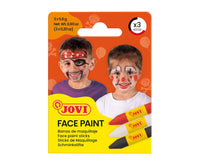 JOVI set boja za lice u stiku 3 x 5,6 g - crvena, bela i crna