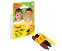 JOVI set boja za lice u stiku 3 x 5,6 g - žuta, braon, crna