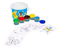 JOVI set boja za prste u kofici 5 x 35 ml sa šablonama